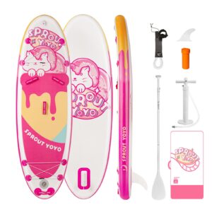 Spatium Inflatable Paddle Board for Kids - Scoopy Cat